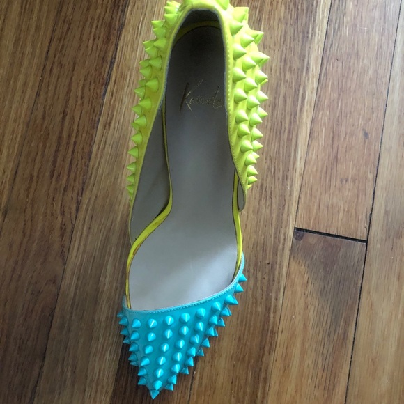 Colorblock Heels - Picture 1 of 3